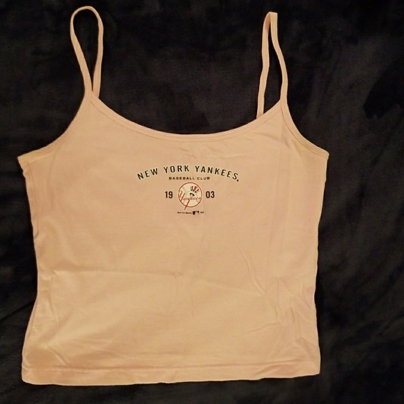 Gear for Sports Tops - Yankees pink tank top